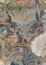 Load image into Gallery viewer, Canvas - Boxing Hare- BH_1