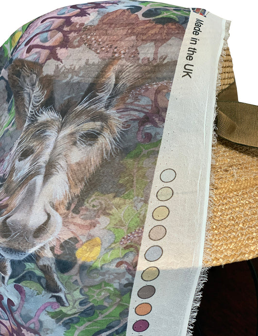 Poly Georgette - Frank the Donkey - 1 meter remaining  PG_13