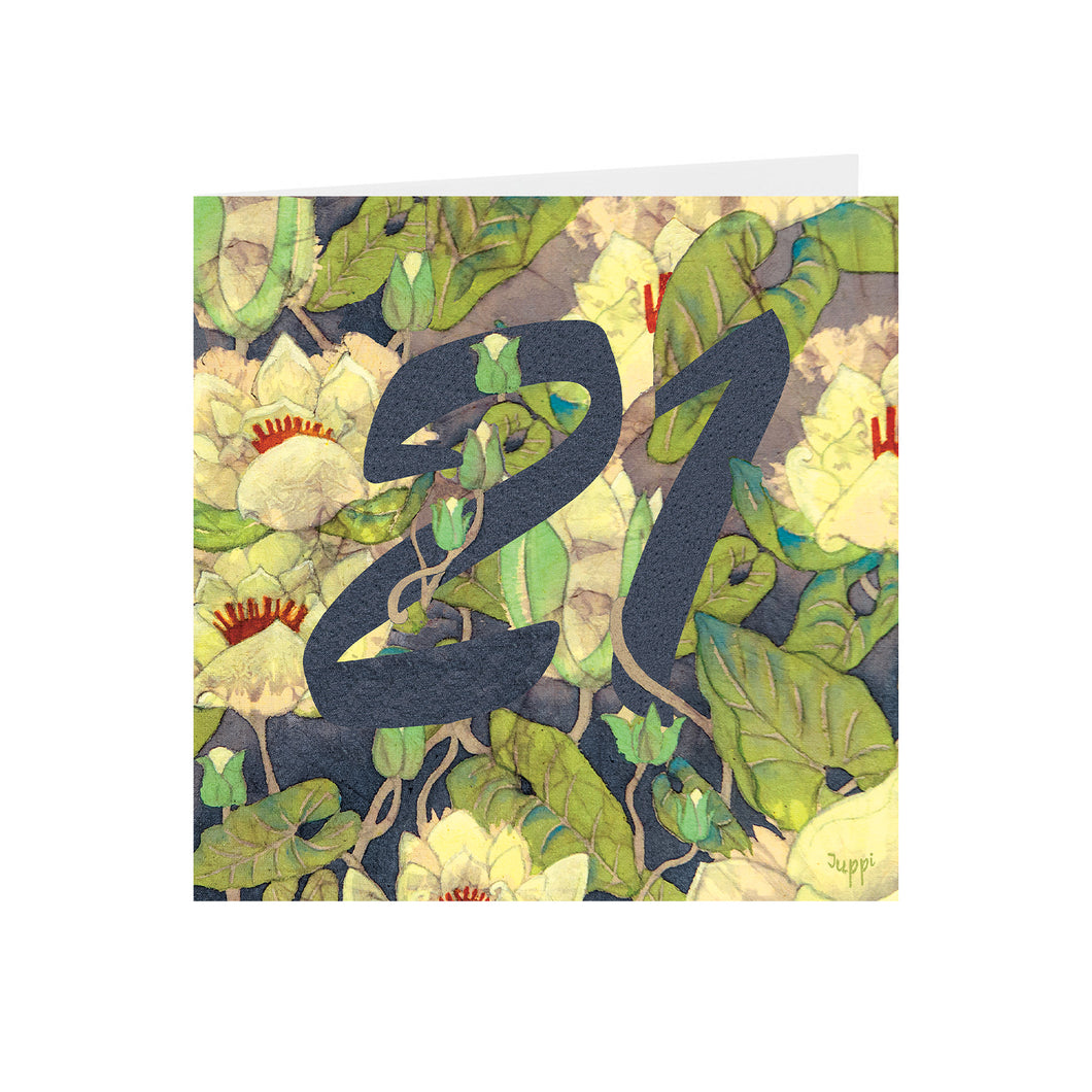 21st Birthday Greeting Card S_105