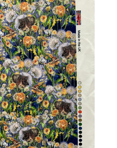 Poly Soft Touch Velvet - Harry the Hedgehog 1 meter remaining - PS_10