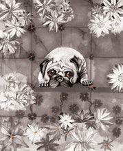 Dogs - Pug - Greeting Card - V_114
