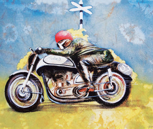 Motorbike - Norton - Racer 57 - Greeting Card -S_02