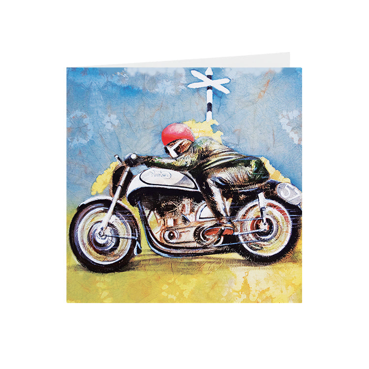 Motorbike - Norton - Racer 57 - Greeting Card -S_02