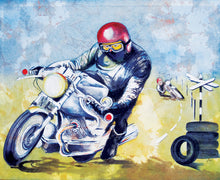 Motorbike - Racer - Greeting Card - S_03