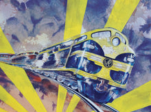 Train- Locomotive - Spirit of Progress  - Greeting Card -S_06