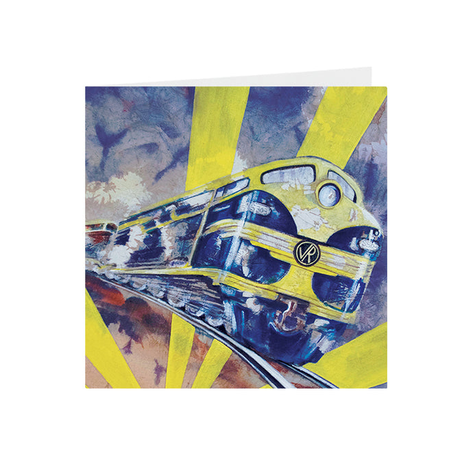 Train- Locomotive - Spirit of Progress  - Greeting Card -S_06