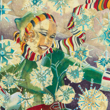 Christmas Skier - Greeting Card -S_16