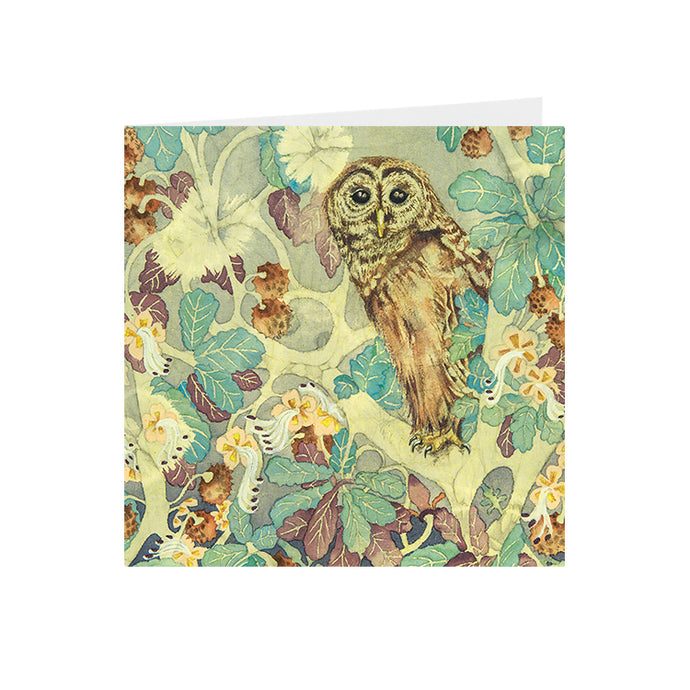 Owls in Wonderland - Hoot Owl - Greeting Card - S_17