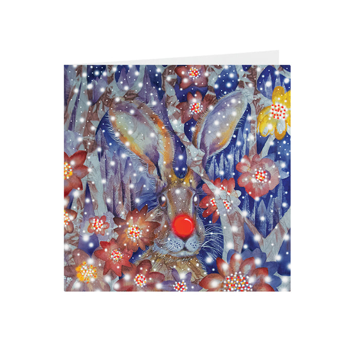 Christmas - Christmas Hare - Greeting Card - S_34