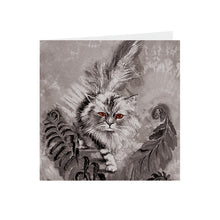 Cats - Amber eyed - Greeting Card -S_48