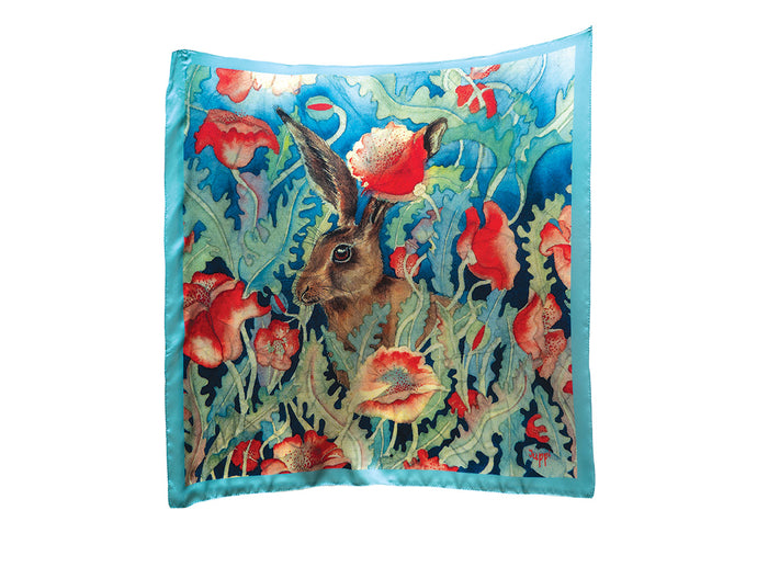 Square - Light Satin Silk Scarf - S_01