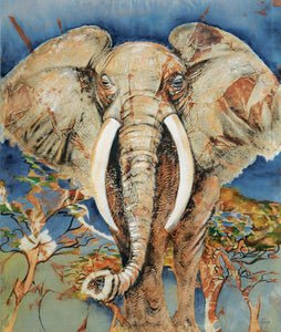 African Elephant - Greeting Card - V_05
