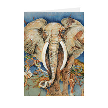 African Elephant - Greeting Card - V_05