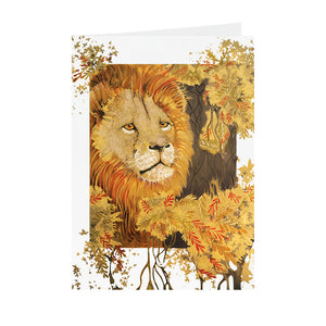 Lion - Greeting Card - V_09
