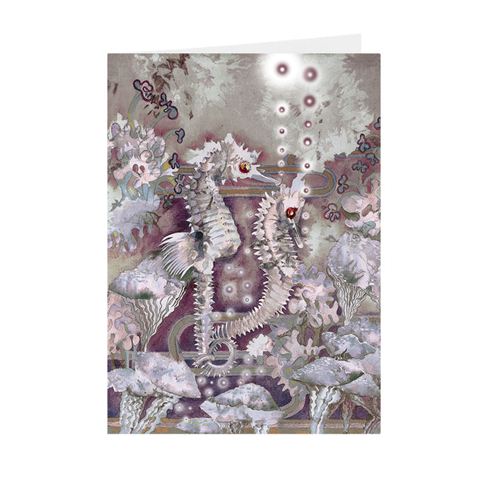 Fantasy - Sea Horse - Greeting Card - V_110