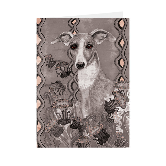 Dogs - Whippet - Greeting Card - V_115