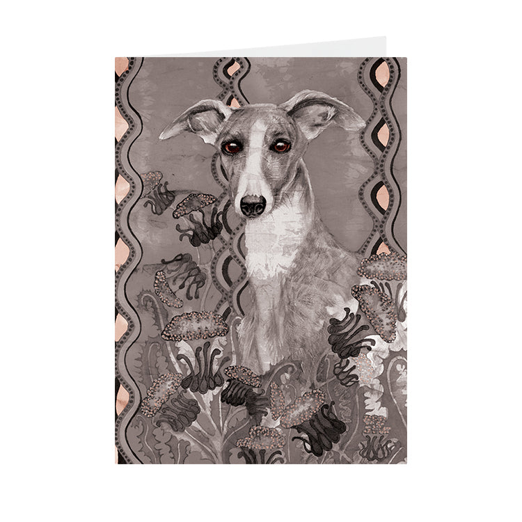Dogs - Whippet - Greeting Card - V_115