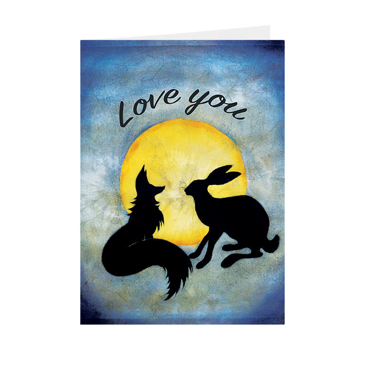 Silhouettes - Love You - Greeting Card - V_19