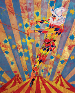 Circus Harlequin - Harlequin Design - Greeting Card - V_31