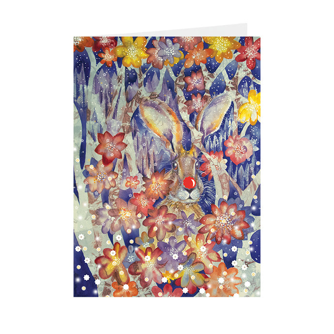Christmas - Christmas Hare - Greeting Card - V_90